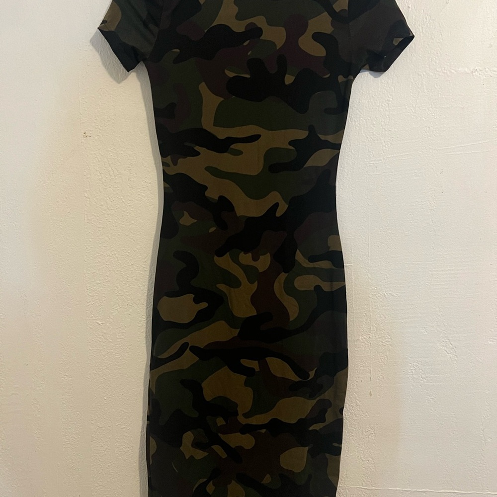 Camouflage Mini Dress